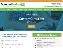 Tablet Screenshot of customcuts.com